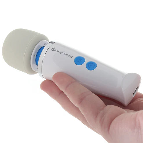 Magic Wand Micro handheld massager for targeted relaxation in a small, travel-friendly size